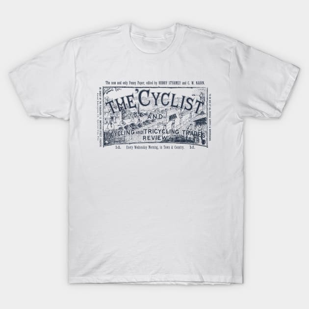 The Cyclist and Bicycling and Tricycling Trades Review T-Shirt by goodieg